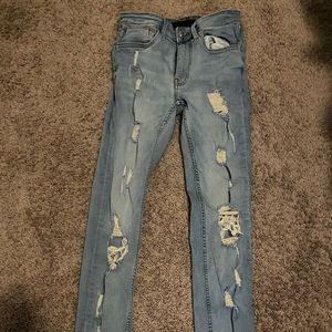 Forever 21 Ripped Jeans